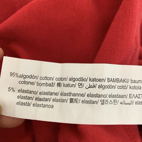 Pull&Bear Maxi Dress XS Red Open Back Fitted Bodycon Stretch Party Sexy Feminine - Picture 9 of 9